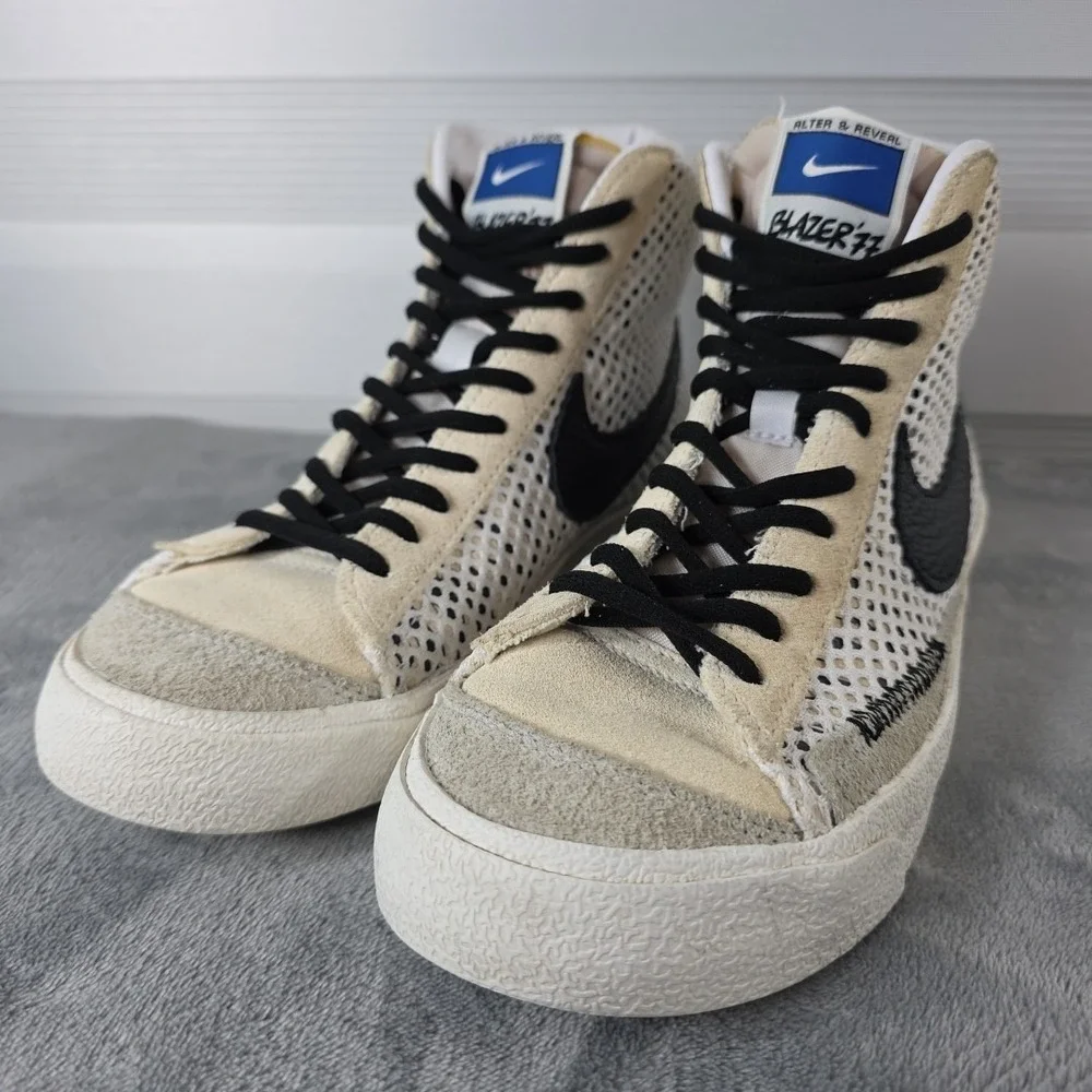 Nike Blazer Mid 77 US 6Y Do7138-100 Alter And Reveal